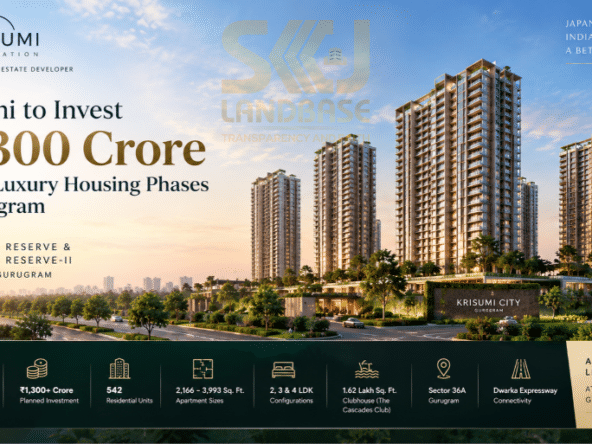 Krisumi The Forest Reserve luxury residential development in Sector 36A Gurugram